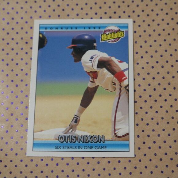 Otis Nixon #33 Baseball Card - Picture 1 of 2